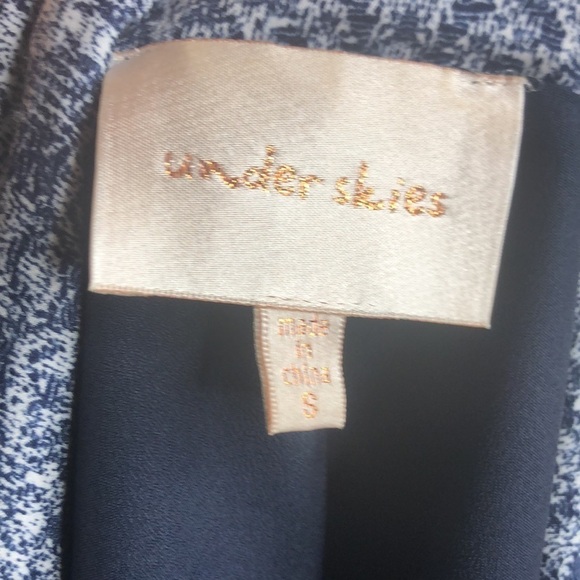 Under Skies Cardigan Blue Open Long Sleeve Asymetrical S - Picture 4 of 5